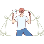 Young collage drivers icon - Tempdrive